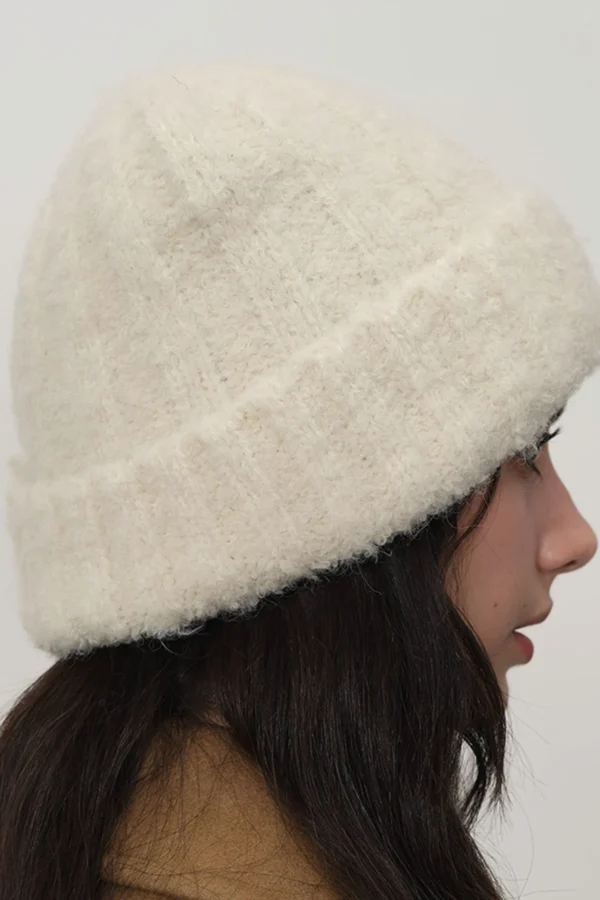 Solid Color Thermal Knit Hat - Image 2