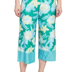 Paradise Cove Batik Floral Palazzo Pant