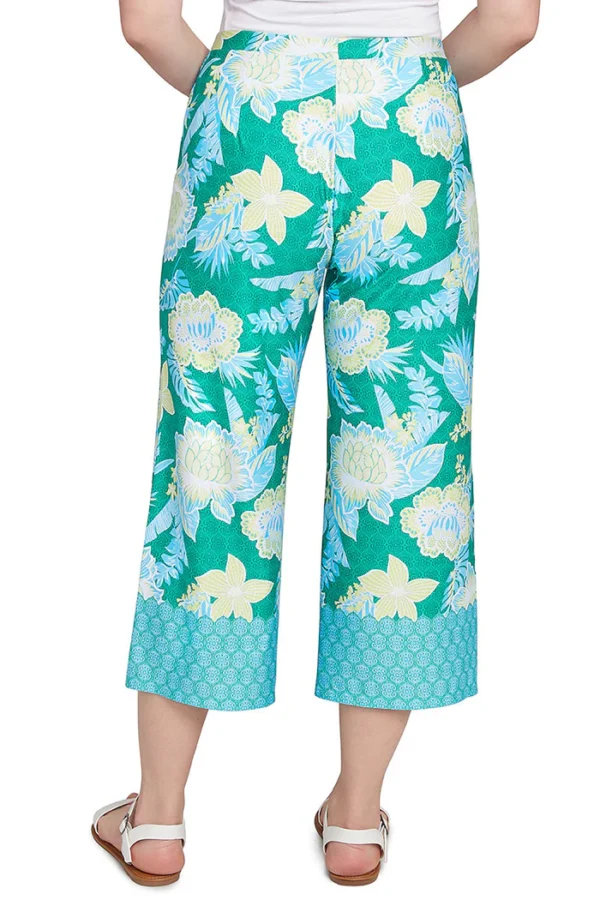 Paradise Cove Batik Floral Palazzo Pant - Image 2