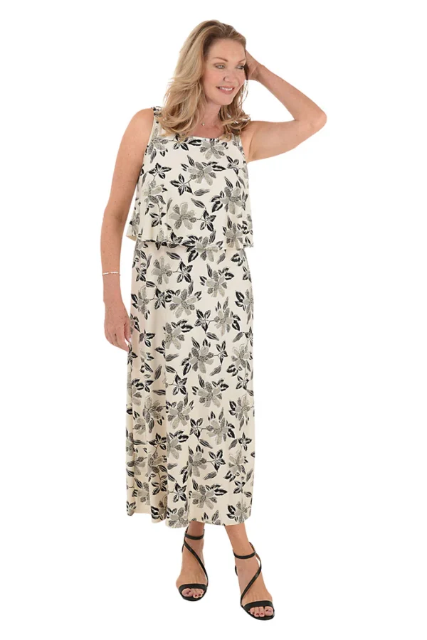 Tiger Lilies Popover Sleeveless Maxi Dress - Image 2
